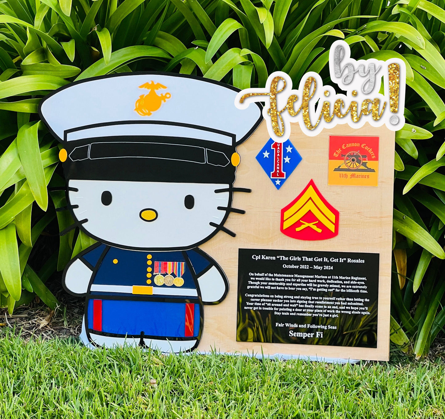Marine corps plaques, Marine Corps retirement gift,  marine corps gift, USMC plaque, Marine retirement, Marine retired, USMC License #286-23