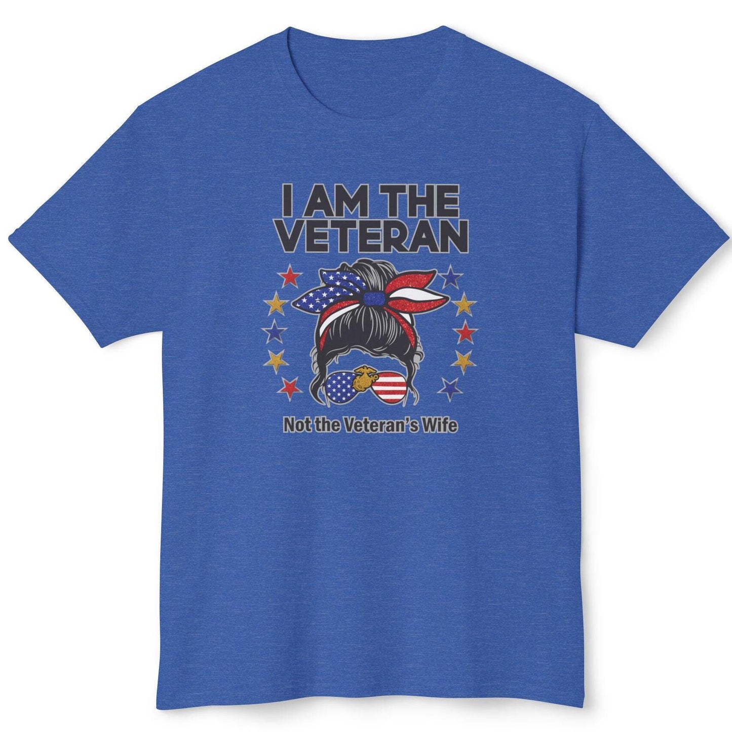 Proud Female Veteran shirt, Female Veteran shirt, Female Marine Veteran shirt, Retired Military shirts for women, Unisex HD Cotton T-shirt
