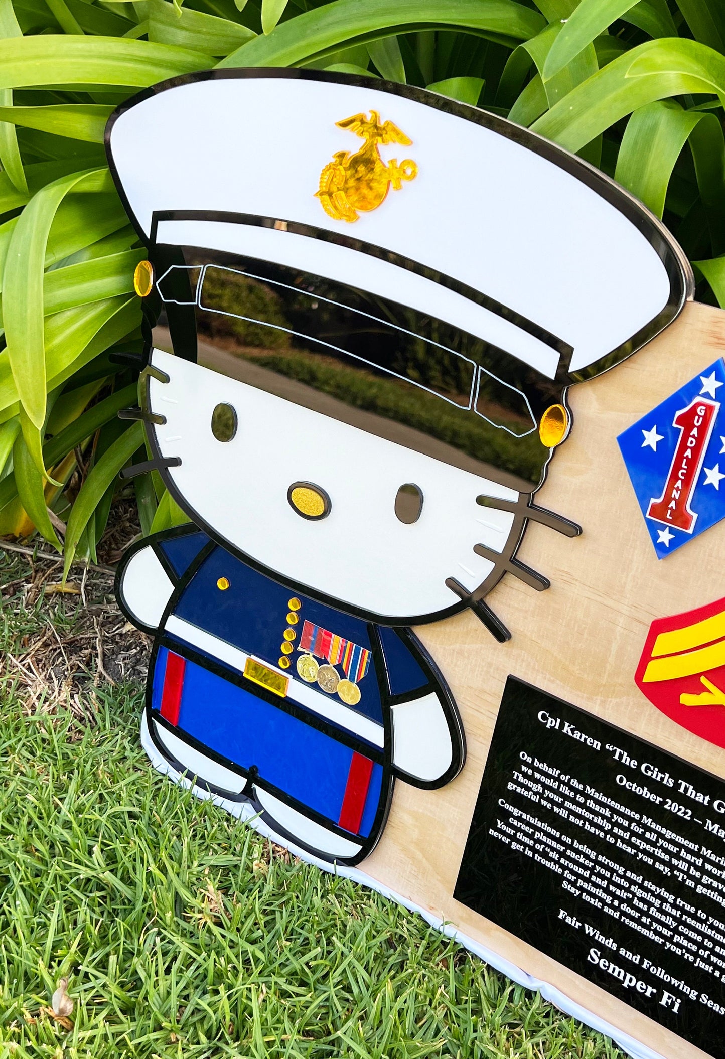 Marine corps plaques, Marine Corps retirement gift,  marine corps gift, USMC plaque, Marine retirement, Marine retired, USMC License #286-23