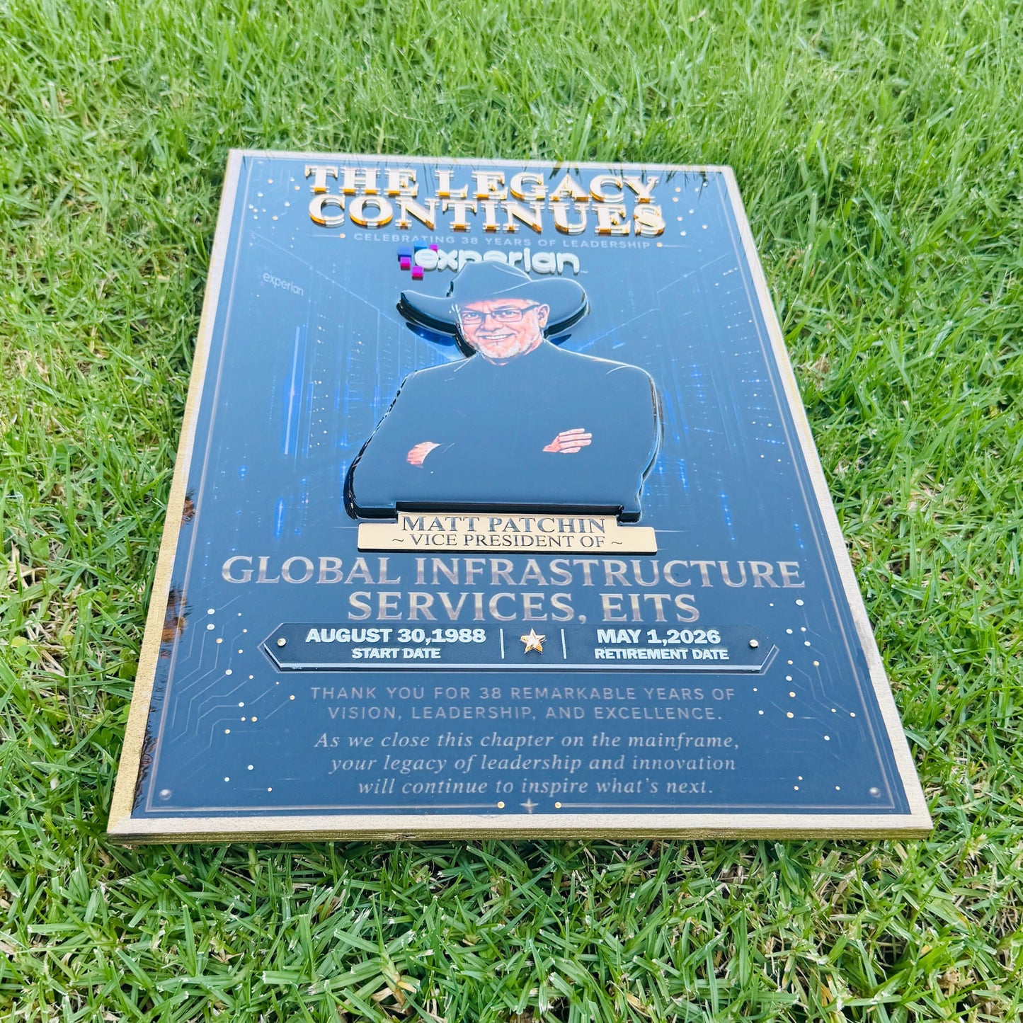 Retirement plaque personalized, retirement plaque custom, Retirement plaque for men, retirement plaque for women, Retirement awards plaque