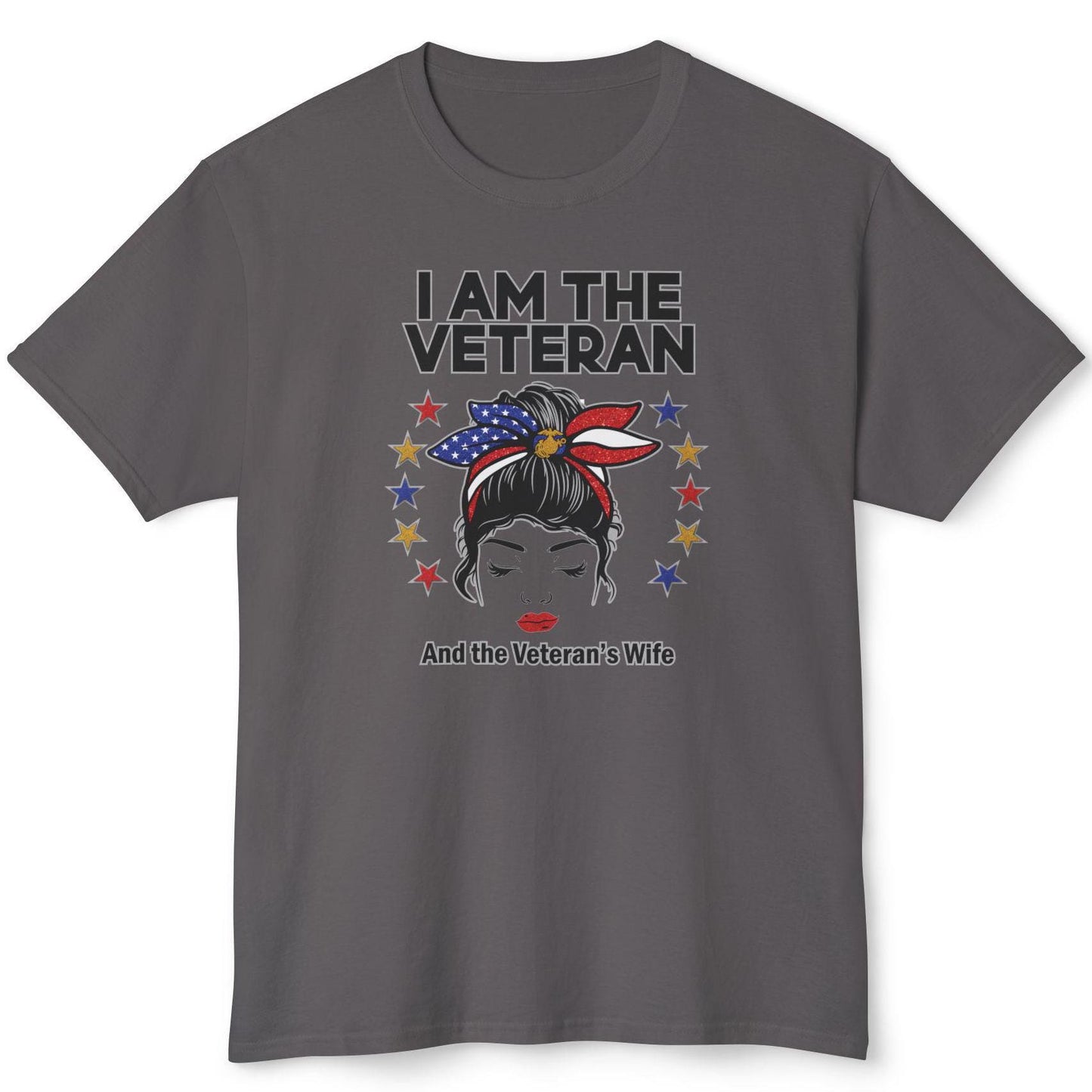 Proud Female Veteran shirt, Female Veteran shirt, Female Marine Veteran shirt, Retired Military shirts for women, Unisex HD Cotton T-shirt