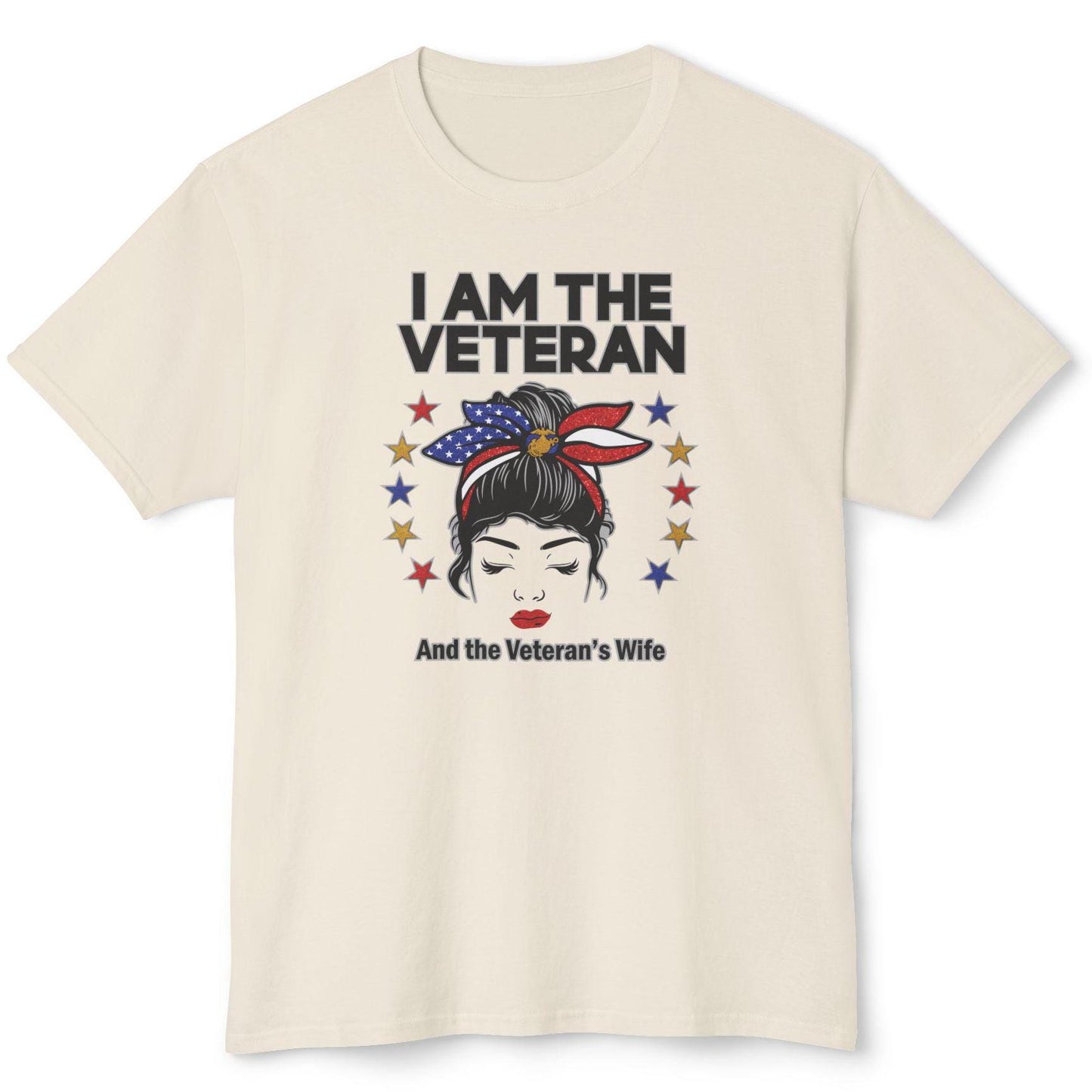 Proud Female Veteran shirt, Female Veteran shirt, Female Marine Veteran shirt, Retired Military shirts for women, Unisex HD Cotton T-shirt