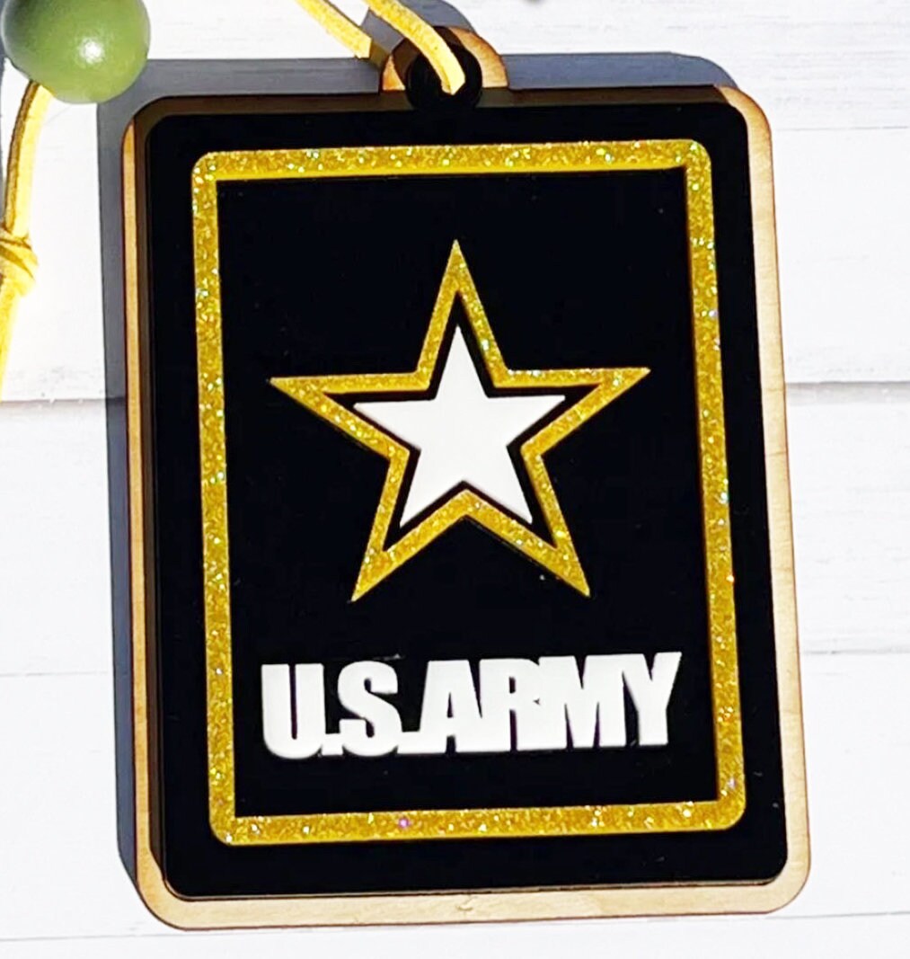 Army Christmas Ornaments, Army Christmas decorations, Army Christmas gifts, Army gifts, Army Retirement gifts, Army Veteran gifts