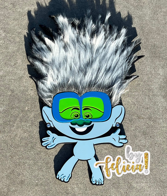 Trolls wall art, Trolls Decorations, Trolls room decor, Custom plaque, Trolls party, Trolls birthday, Custom Acrylic plaque, Trolls Cutouts