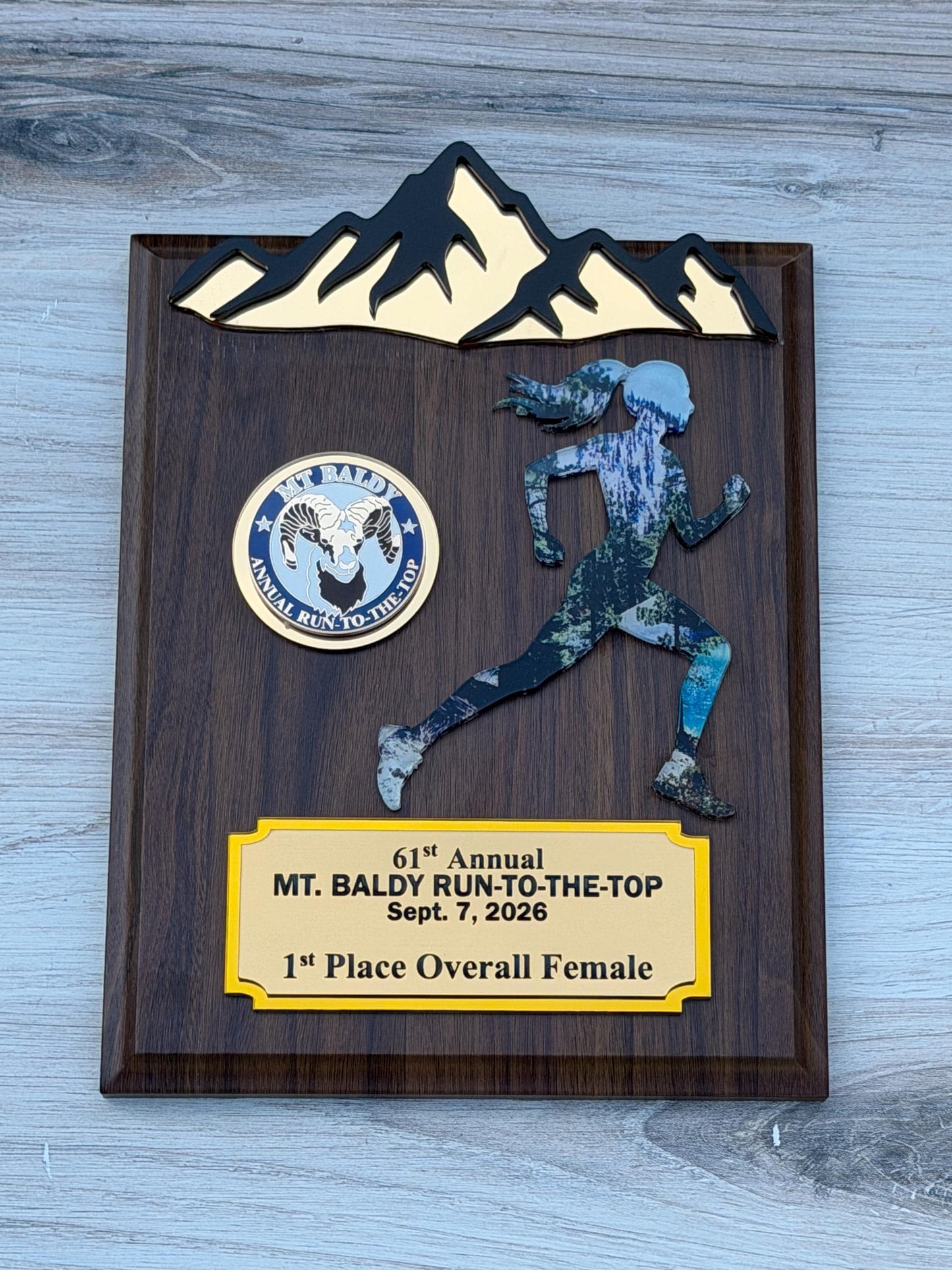 Runner Trophy, Runner award custom , Custum award trophy, Race award plaque, Award plaque custom, Awards and trophies, 1st place award