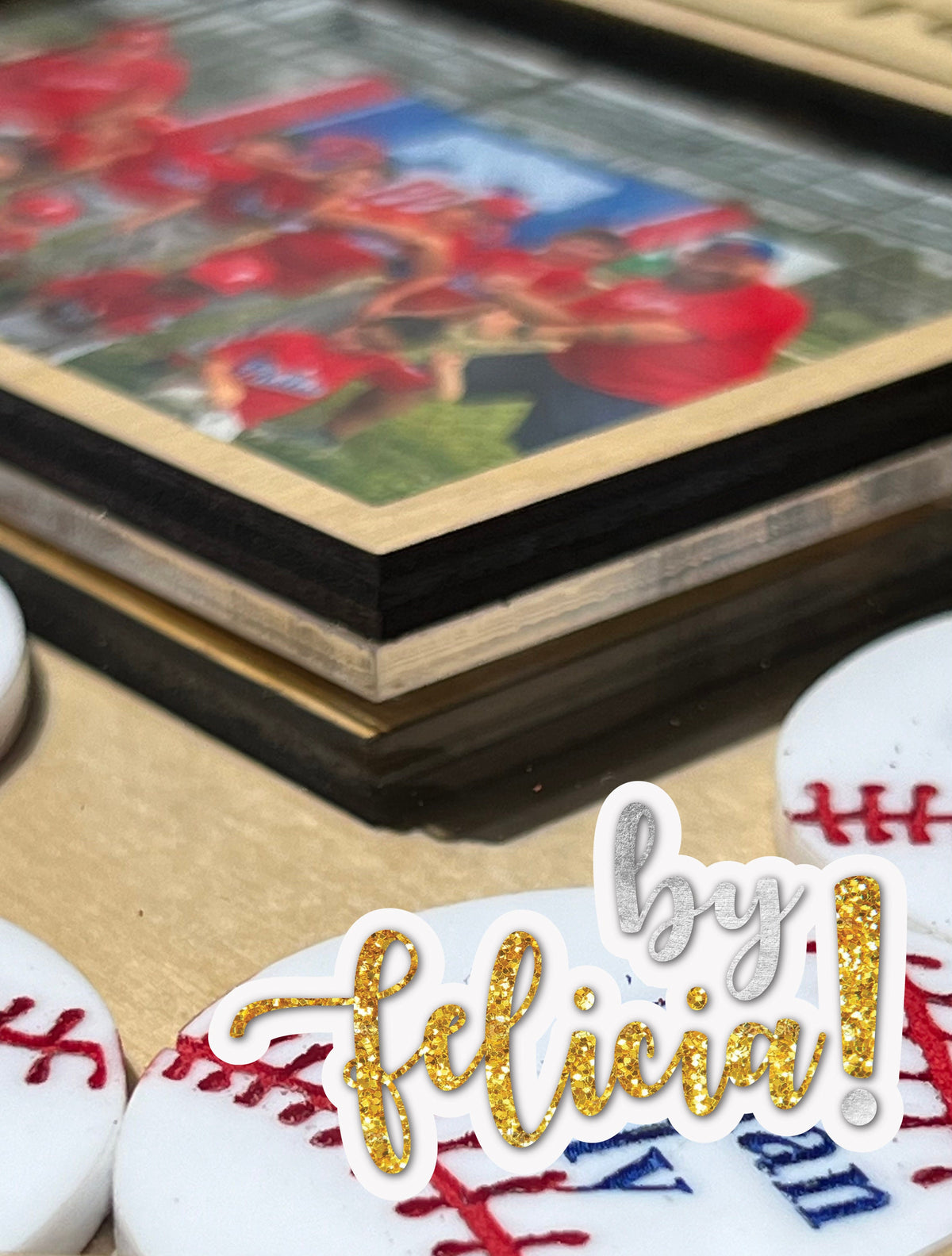 Personalized Baseball Coach Gift: Home Plate Team Photo Frame