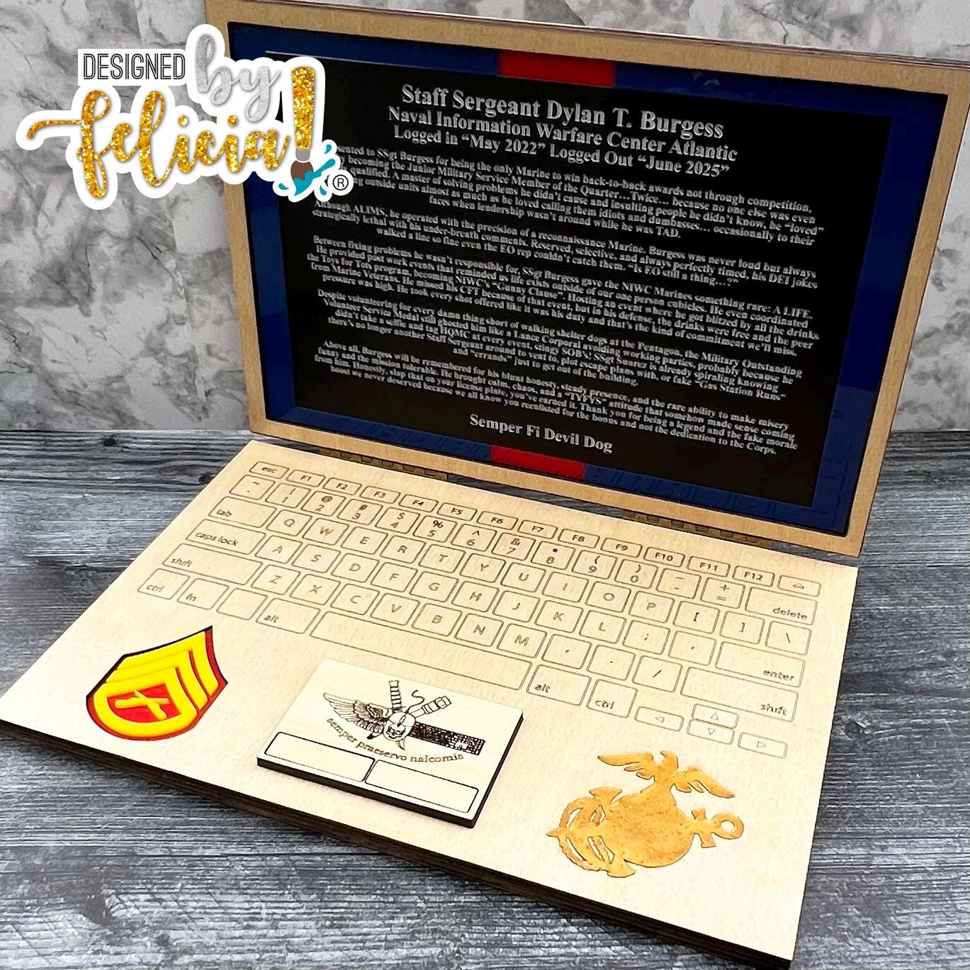 Marine corps plaques, Marine Corps retirement gift,  marine corps gift, USMC plaque, Marine retirement, Marine retired, USMC License #286-23