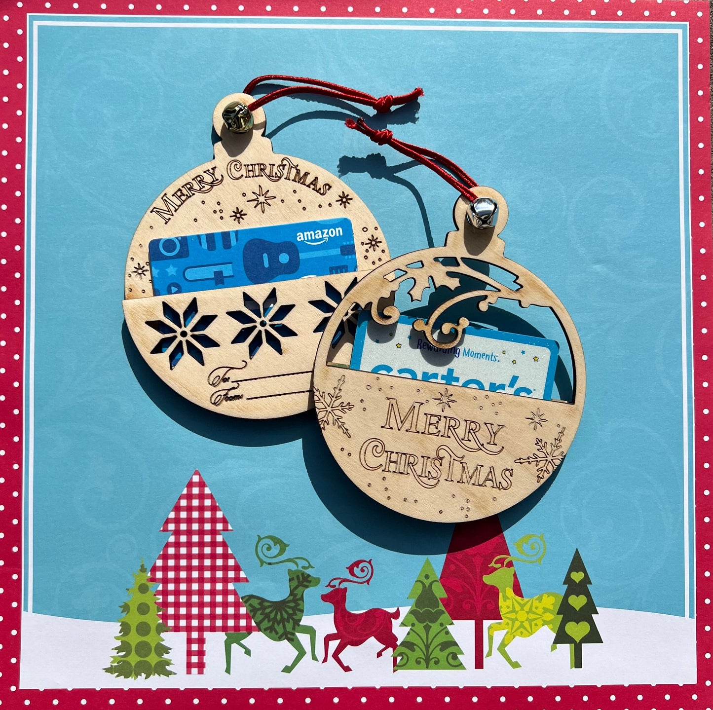 Gift Card Holder Christmas, Christmas Gift Card Holder, Gift Card Ornament, Gift Card Ornament Holder, Ornament Gift Card Holder,