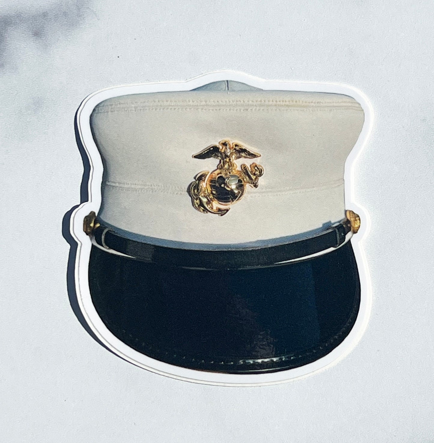 Woman Marine Bucket Cover, USMC Sticker, Women Marine Veteran, Military Stickers, USMC License #286-23