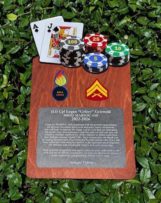 Marine corps plaques, Marine Corps retirement gift,  marine corps gift, USMC plaque, Marine retirement, Marine retired, USMC License #286-23