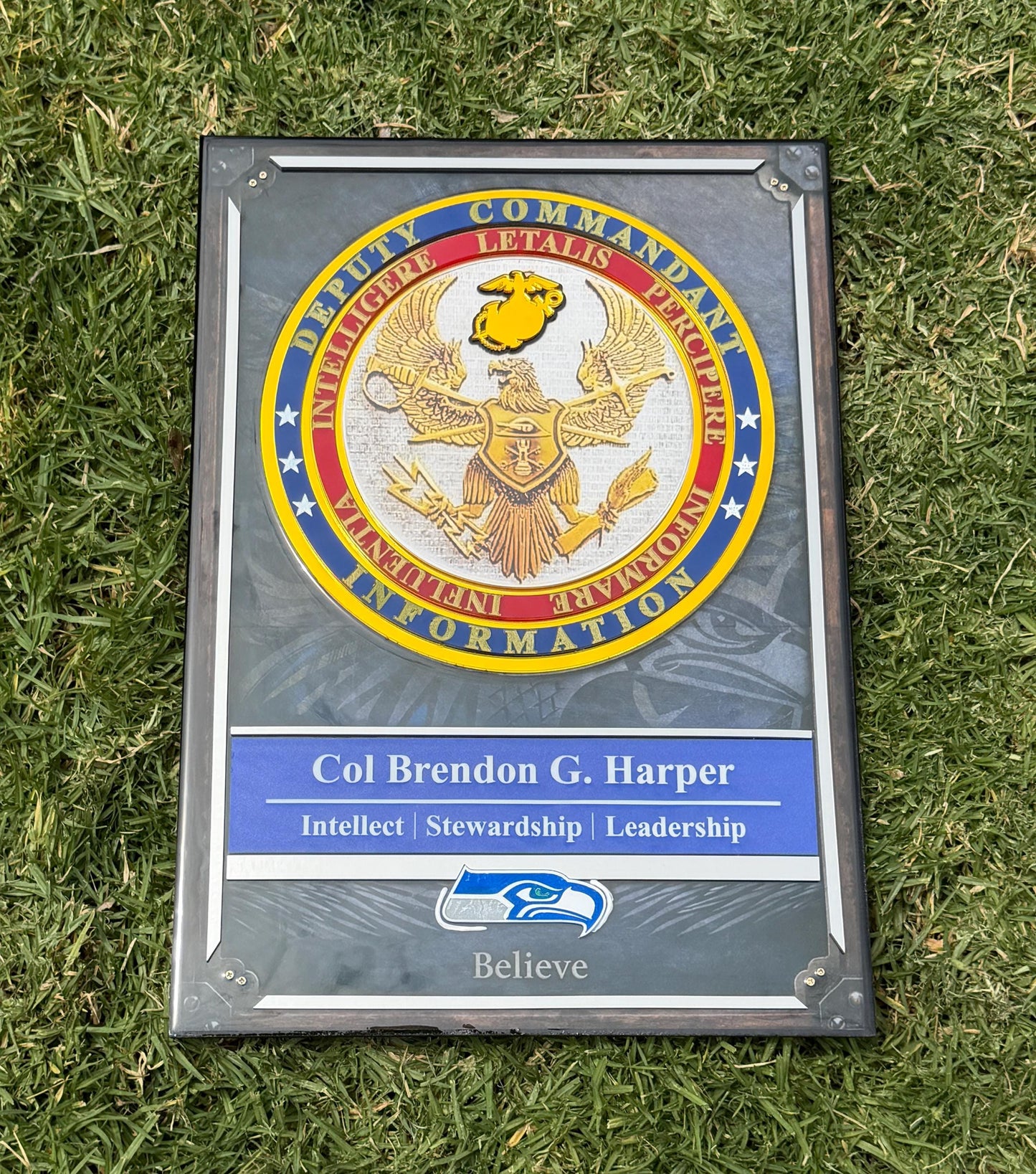 Marine corps plaques, Marine Corps retirement gift,  marine corps gift, USMC plaque, Marine retirement, Marine retired, USMC License #286-23