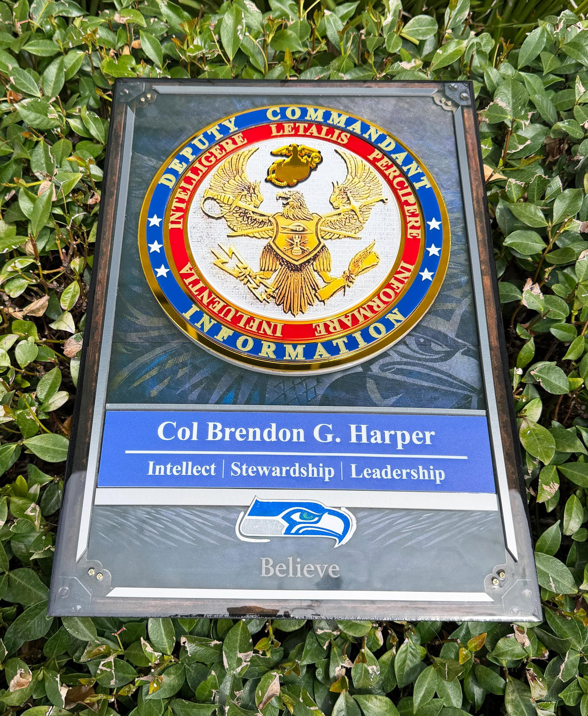 Custom Plaque Order