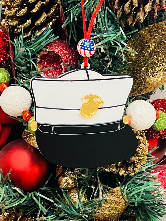 Marine Corps Ornament | Marines Dress Blues | USMC Ornament | Marine Corps Gifts | USMC Gifts | UsMC Hobbyist LICENSE #21175