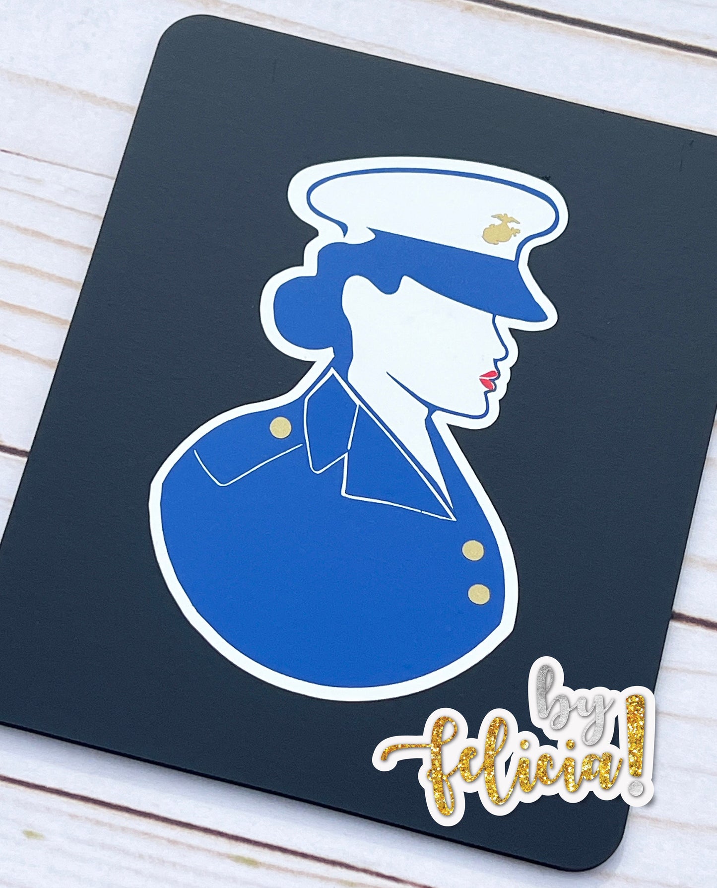 Women Marines Vinyl Decal: USMC Car, Laptop, Tumbler, USMC License #286-23