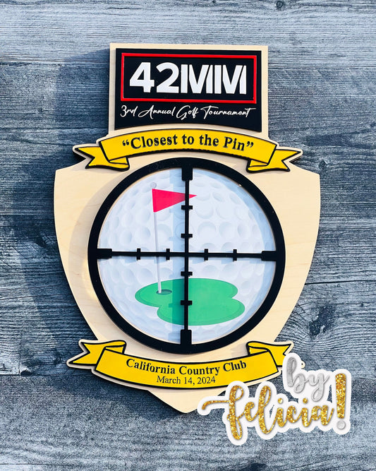 Golf tournament plaques, Golf tournament gift,  Golf Awards, Golf trophy, Winner trophy, Winner plaque, Golf sign