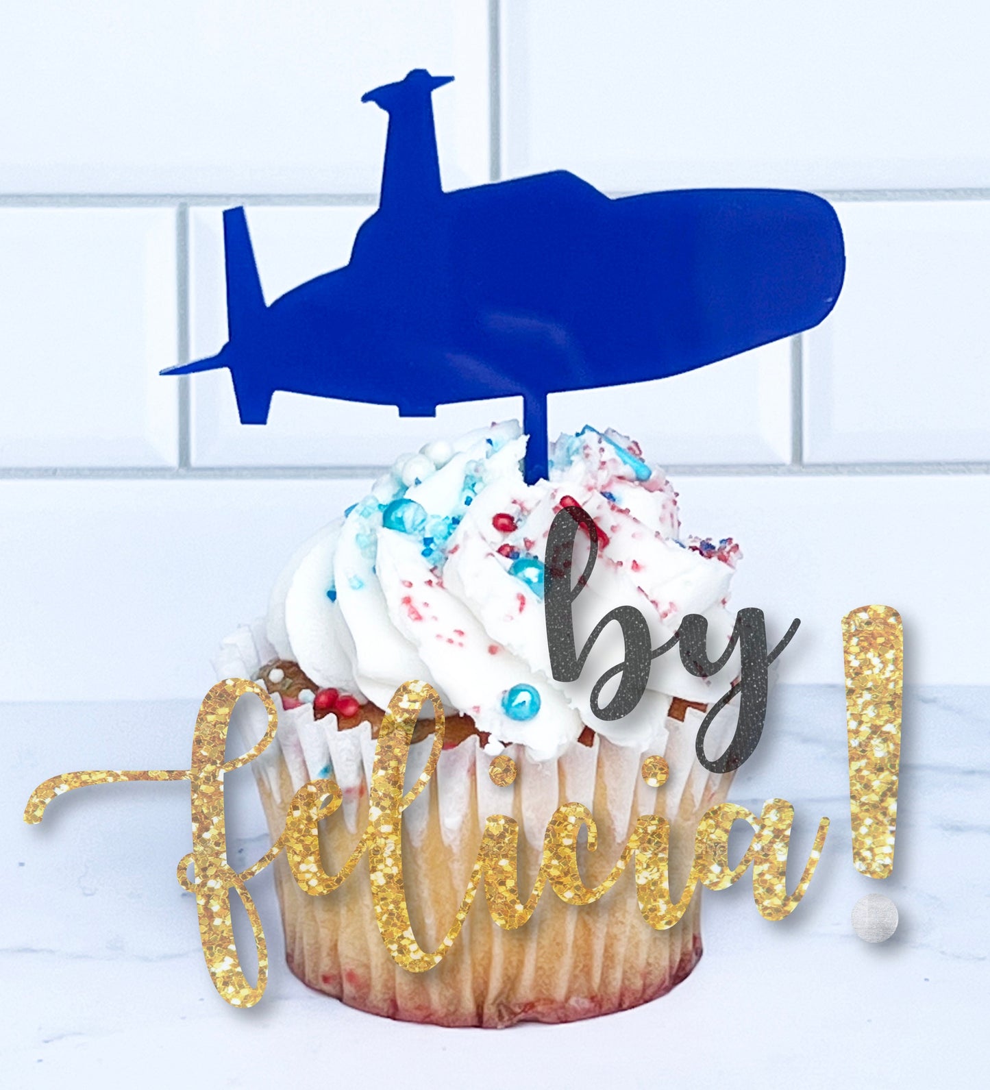 Navy Cupcake Topper | Navy Party Decoration | USN Cupcake Toppers | Navy Party Supplies | Navy going away party | Navy graduation