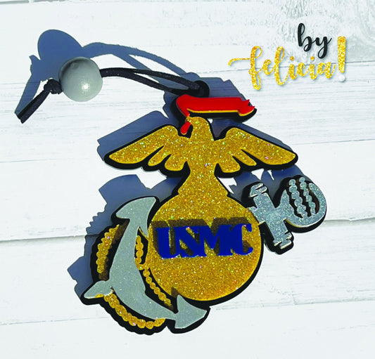 Marine Corps Ornament | EgA | USMC Ornament | Marine Corps Gifts | USMC Gifts | Military Ornament | UsMC Hobbyist LICENSE #21175