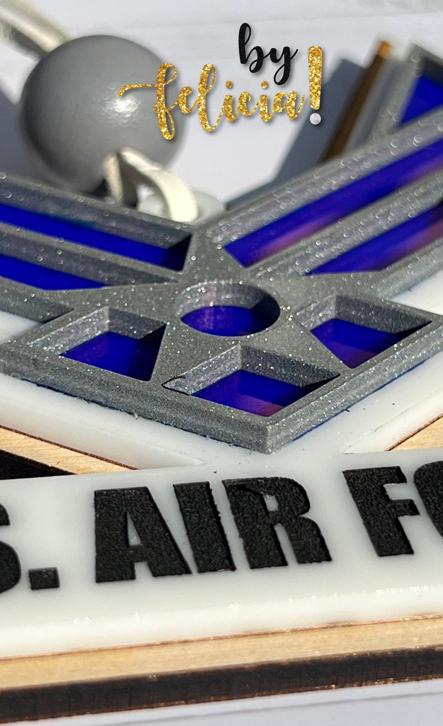 Air Force Ornament | Air Force Gifts | Air Force Veteran | Air Force Retirement Gifts | Air Force Retired | Air Force Mom |