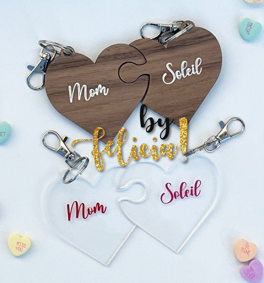 Valentine keychain | Valentine's gifts | Heart Keychain | Love gifts for her | Gifts for mom | Mother's day gifts | Gifts for grandma